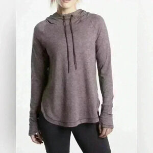 Athleta untemp pullover drawstring hoodie Sz. XS athletic athleisure workout gym